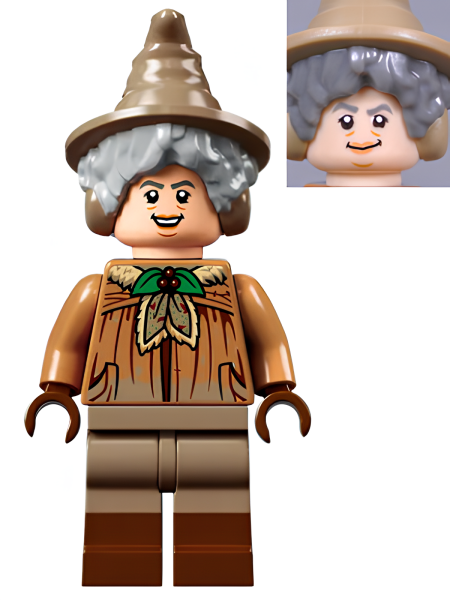 Минифигурка Lego Harry Potter Professor Pomona Sprout - Dirty Cloak, Dark Tan Legs with Reddish Brown Boots hp270 N